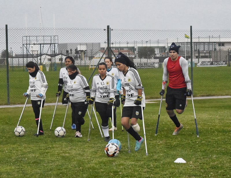 La Selección Argentina Femenina de Fútbol para Amputadas trabajó en Aldosivi de cara al Mundial